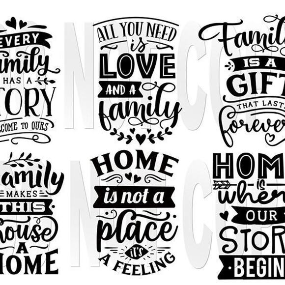 DIY - Family Print (Choose Your Quote) - Picture 5 of 5